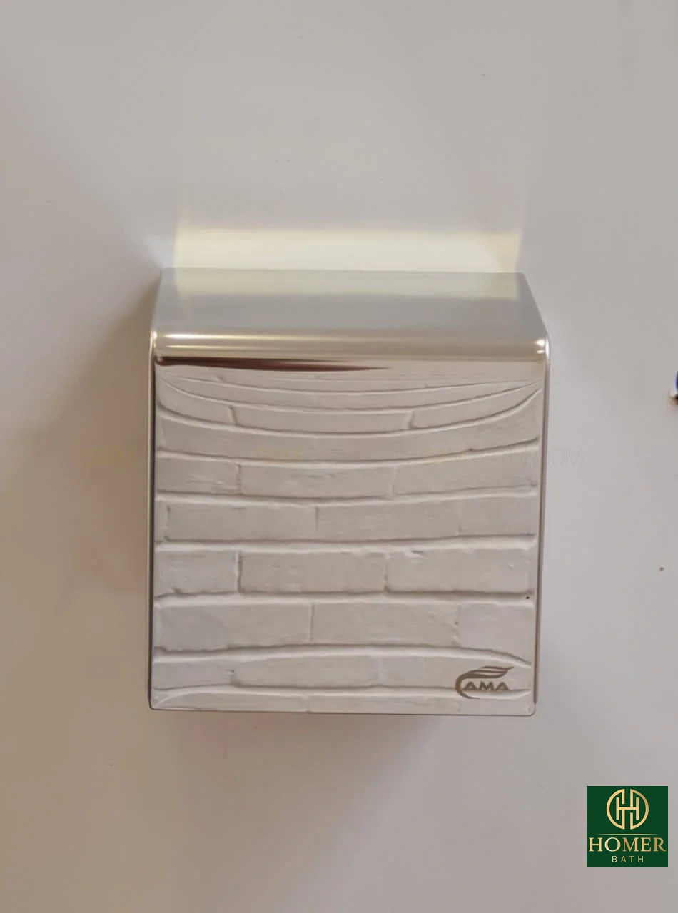 جای دستمال استیل براق فول کاور AK11 آما